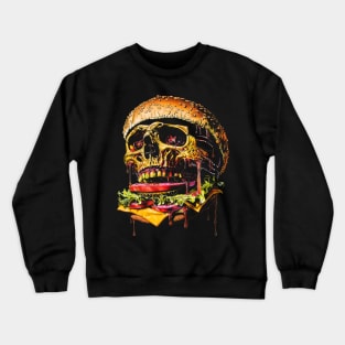 Skull Burger Crewneck Sweatshirt